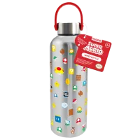 Бутылка для воды Paladone Metal Water Bottle with Carry Loop Нержавеющая сталь