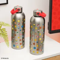 Бутылка для воды Paladone Metal Water Bottle with Carry Loop Нержавеющая сталь photo 2