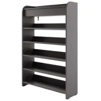 Etajeră pentru încălțăminte ML-Mobila МЛ - 14 (600) 119.4 x 60 x 25 /Stejar craft gri /Stejar Craft Gri