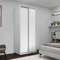 Шкаф Nex Home NX-00001748 100 x 60см x 220 / ЛДСП / Белый photo 4