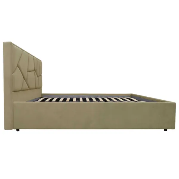 Pat Fabrik Home Alexa 1600 160 x 200 cm / Masiv / Light Khaki photo 5