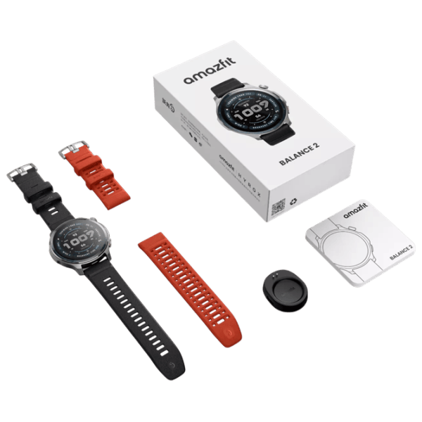 Ceas inteligent Amazfit Balance 2  1.5" / 47 mm / Black - Black /  photo 9