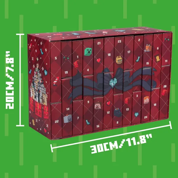 Calendar Paladone 24 Days Advent PP14078MCF Minecraft / Multicolor Green photo 2