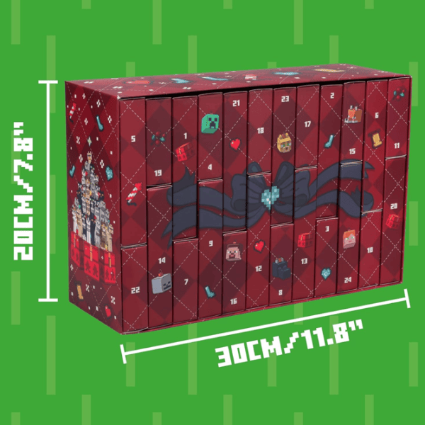 Calendar Paladone 24 Days Advent PP14078MCF Minecraft / Multicolor Green photo 2