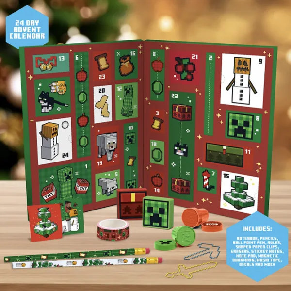 Calendar Paladone 24 Days Advent PP14078MCF Minecraft / Multicolor Green photo 3
