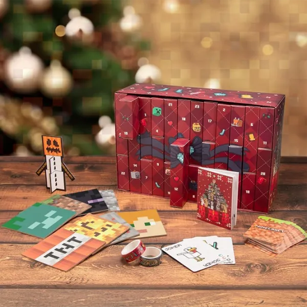 Calendar Paladone 24 Days Advent PP14078MCF Minecraft / Multicolor Green photo 4