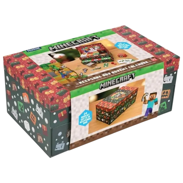 Календарь Paladone Keepsake Box PP15749MCF Minecraft / Разноцветный Красный photo 1