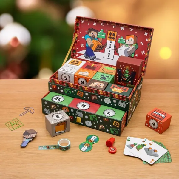Календарь Paladone Keepsake Box PP15749MCF Minecraft / Разноцветный Красный photo 3