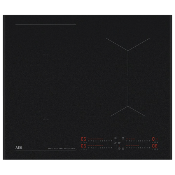 Plită încorporabilă cu inducție AEG NII64B30AZ Sticlă ceramică / Black photo 1