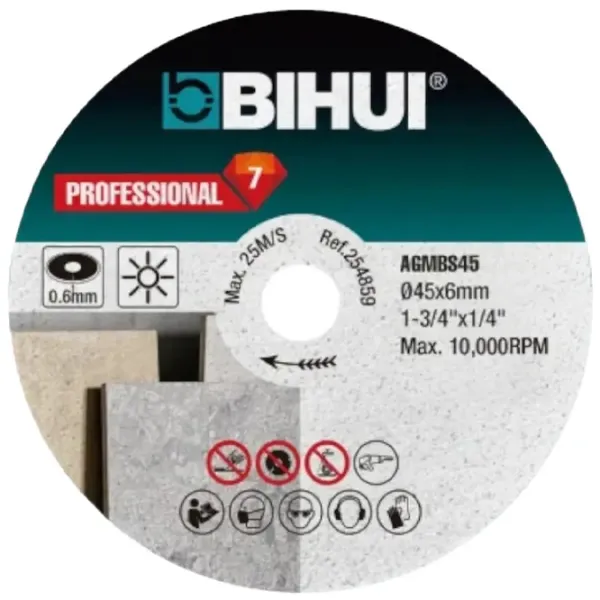 Диск алмазный сплошной BIHUI AGMBS45  photo 1