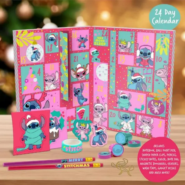 Календарь Paladone Stitch Stationery 24 Day PP13224LS Disney / Разноцветный Розовый photo 4
