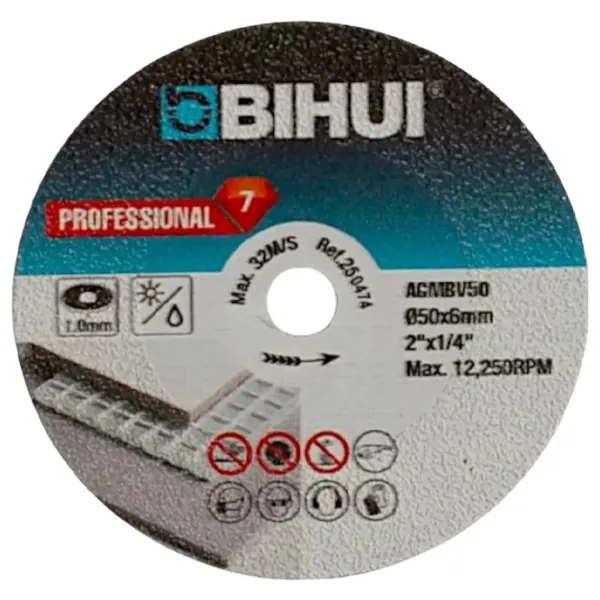 Диск алмазный сплошной BIHUI AGMBV50  photo 1