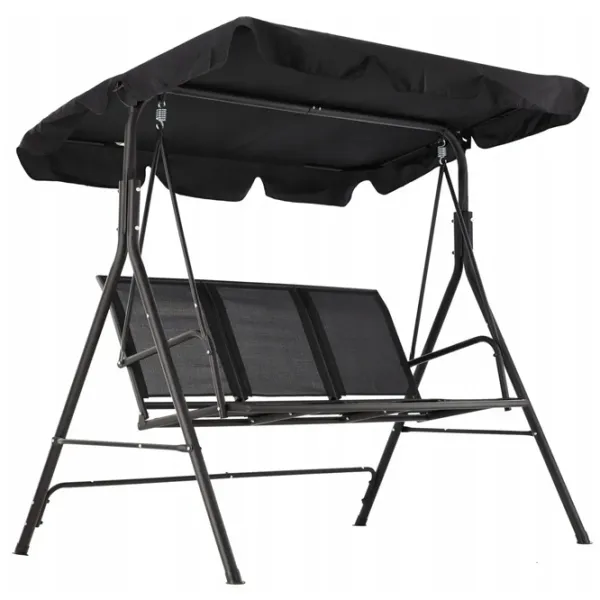 Leagăn de grădină GardenLine KRE3118  Black / 260 kg photo 1