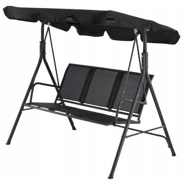 Leagăn de grădină GardenLine KRE3118  Black / 260 kg photo 3
