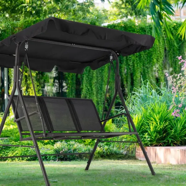 Leagăn de grădină GardenLine KRE3118  Black / 260 kg photo 6