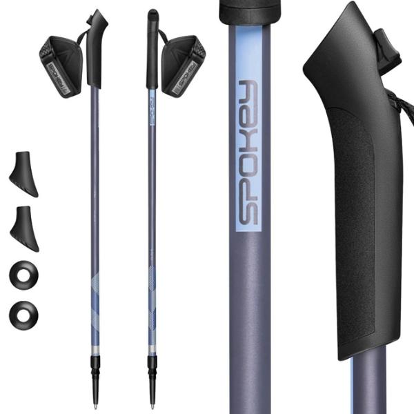 Bețe de trekking Spokey 945421 Aluminiu / 1350 mm photo 3
