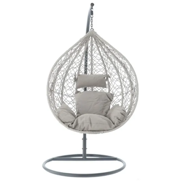 Fotoliu hamac Chomik Sally Rattan artificial / 150 kg photo 2