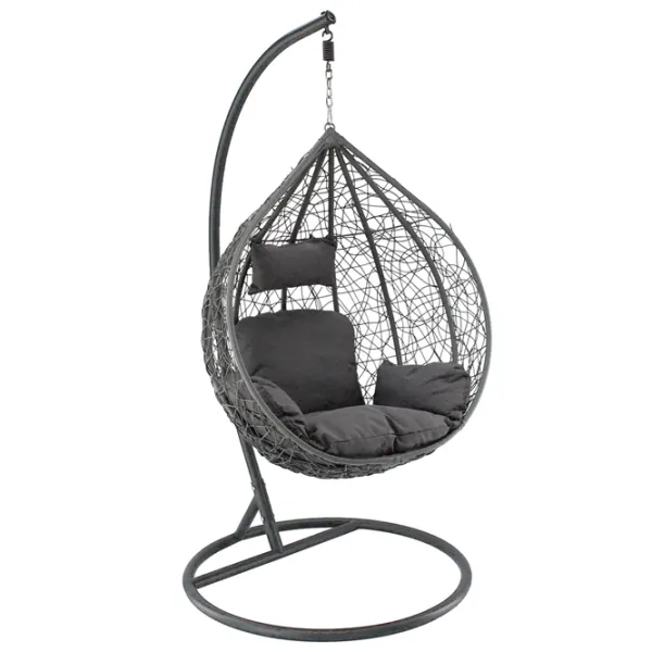 Fotoliu hamac Chomik Sally Rattan artificial / 150 kg photo 1