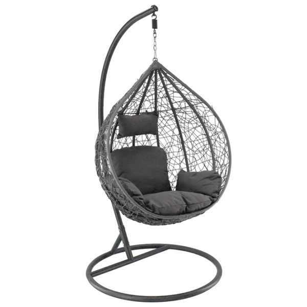Fotoliu hamac Chomik Sally Rattan artificial / 150 kg photo 1