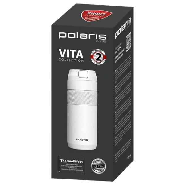 Cană termo Polaris Classic Vita-520TM White 0.52l photo 5