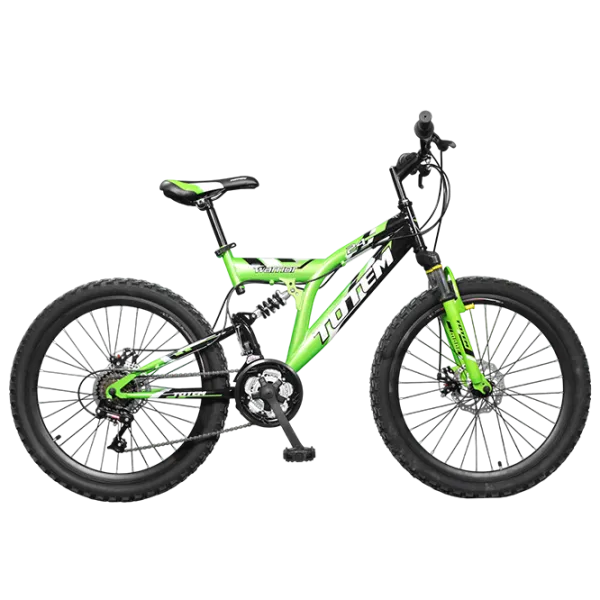 Велосипед Totem Warrior 24 24" 16.3" Сталь / Зеленый Зелёный photo 1