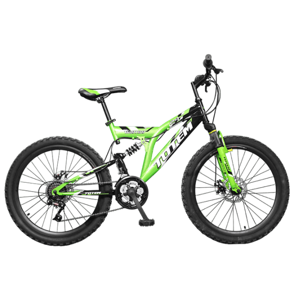 Велосипед Totem Warrior 24 24" 16.3" Сталь / Зеленый Зелёный photo 1
