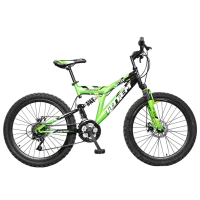 Велосипед Totem Warrior 24 24" 16.3" Сталь / Зеленый Зелёный