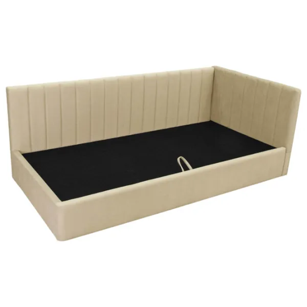 Pat Fabrik Home OLVIA 90 Right 90 x 200 cm / Masiv / Beige photo 1