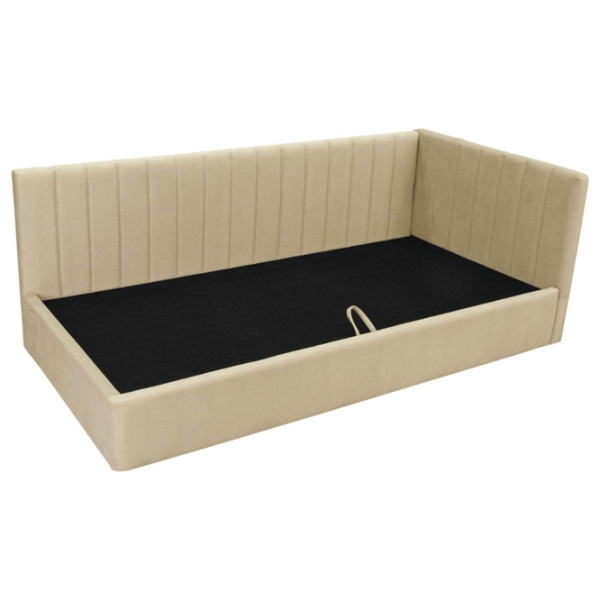 Pat Fabrik Home OLVIA 90 Right 90 x 200 cm / Masiv / Beige photo 1