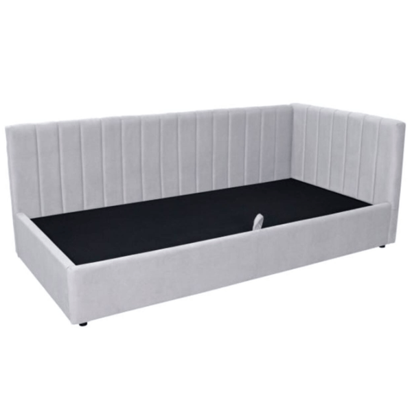 Pat Fabrik Home OLVIA 90 Right 90 x 200 cm / Masiv / Light Gray photo 1