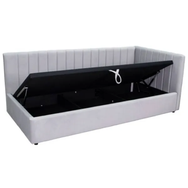 Pat Fabrik Home OLVIA 90 Right 90 x 200 cm / Masiv / Light Gray photo 2