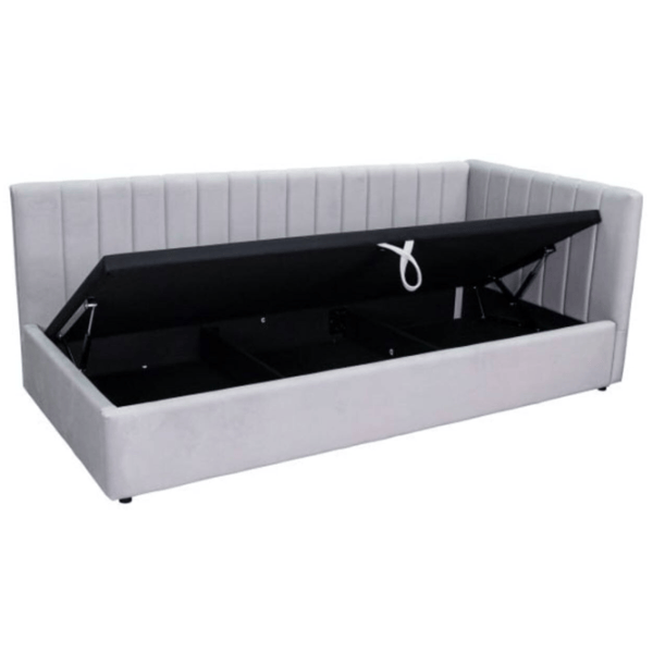 Pat Fabrik Home OLVIA 90 Right 90 x 200 cm / Masiv / Light Gray photo 2