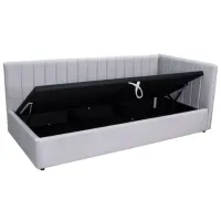 Кровать Fabrik Home OLVIA 90 Right 90 x 200 см / Массив / Светло Серый photo 2