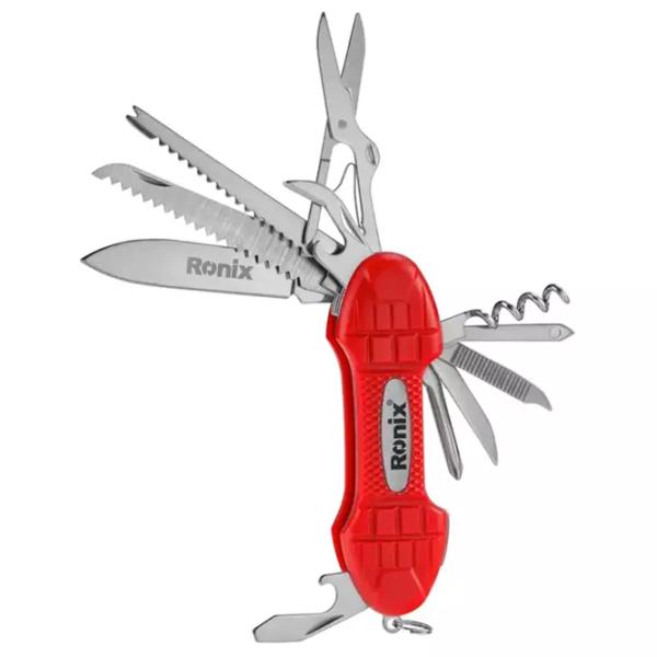 Multitool Ronix RH-1192 de buzunar / Oțel inoxidabil photo 1