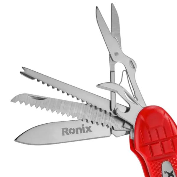 Multitool Ronix RH-1192 de buzunar / Oțel inoxidabil photo 4