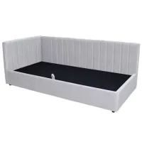 Кровать Fabrik Home OLVIA 90 Left 90 x 200 см / Массив / Светло Серый