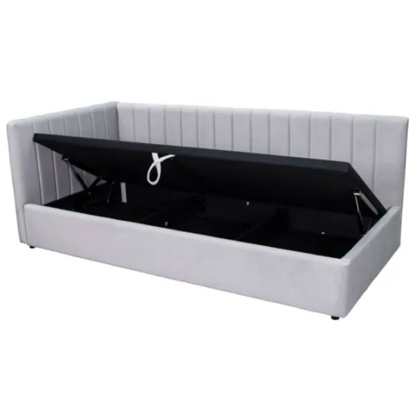 Pat Fabrik Home OLVIA 90 Left 90 x 200 cm / Masiv / Light Gray photo 2
