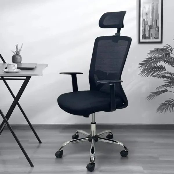 Офисное кресло AG SMART HB 215 Сетка/ Черный Серебристый photo 6