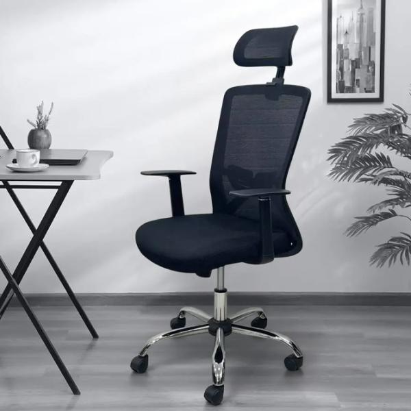 Офисное кресло AG SMART HB 215 Сетка/ Черный Серебристый photo 6