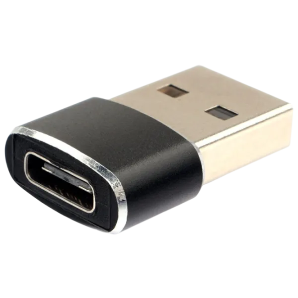 Adaptor Cablexpert A-USB2-AMCF-02 USB 2.0 / Black photo 1