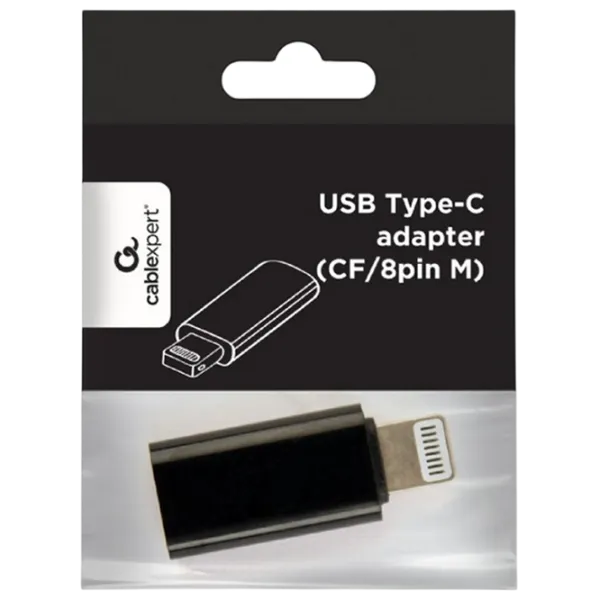 Адаптер Cablexpert A-USB-CF8PM-01 Lightning / Черный photo 2