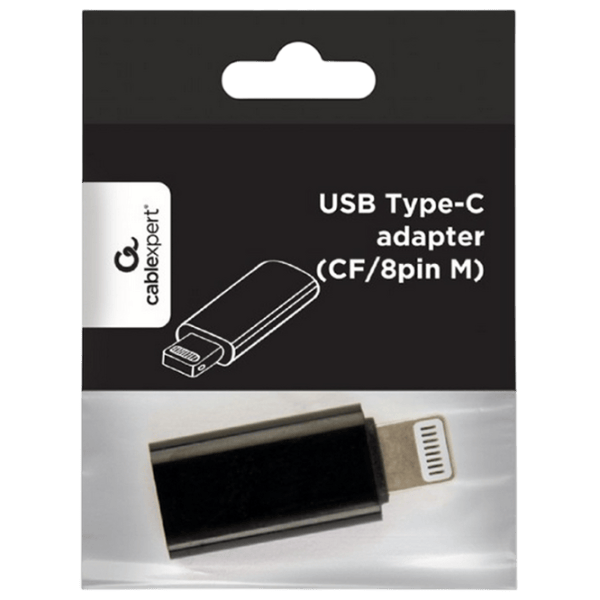 Адаптер Cablexpert A-USB-CF8PM-01 Lightning / Черный photo 2
