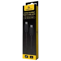 Кабель Cablexpert USB Type-C + USB Type-C 1.8 м / Черный photo 2