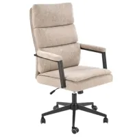 Fotoliu de birou Halmar ADRIANO Pânză/ Beige Black