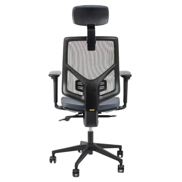 Fotoliu de birou Antares SKILL PDH BN6 + AR12 Spumă poliuretanică/ Gray Black photo 5