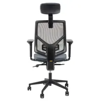 Fotoliu de birou Antares SKILL PDH BN6 + AR12 Spumă poliuretanică/ Gray Black photo 5