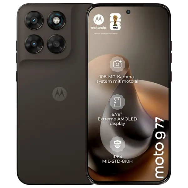 Motorola Moto G77 8 ГБ/ 256 ГБ/ Dual SIM/ Черный Оливковый photo 1