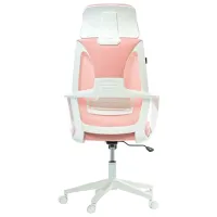 Офисное кресло AG Rose 067-W-H Сетка/ Розовый White photo 2