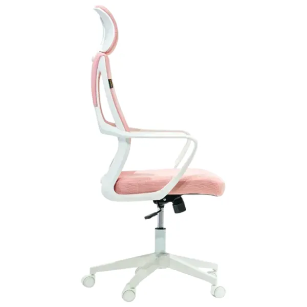 Fotoliu de birou AG Rose 067-W-H Plasă/ Pink White photo 3