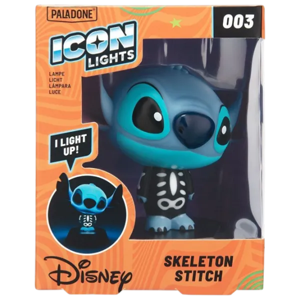 Светодиодная лампа Paladone Disney Stitch Skeleton Icon Light Синий photo 3